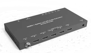 HDMI2.1 Splitter 1x4 with Audio Extraction