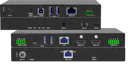 USB-C & USB-B USB 3.2 Switch Extender Host Side