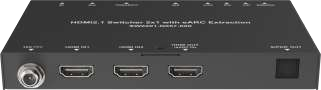 2 x 1 HDMI 2.1 switcher with ARC and Audio de-embedding